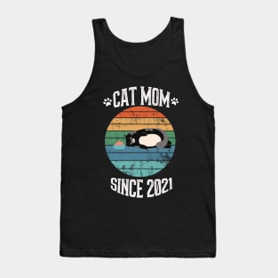 Cat Mom Since 2021 Tank Top
